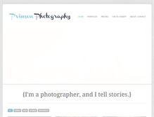 Tablet Screenshot of prinsenphotography.com